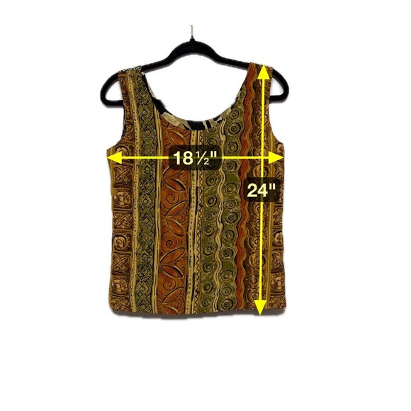 Vintage Jordan 90s Maximalist Reversible Boho Top Small 4-Way Y2K Streetwear Mod - Picture 6 of 6